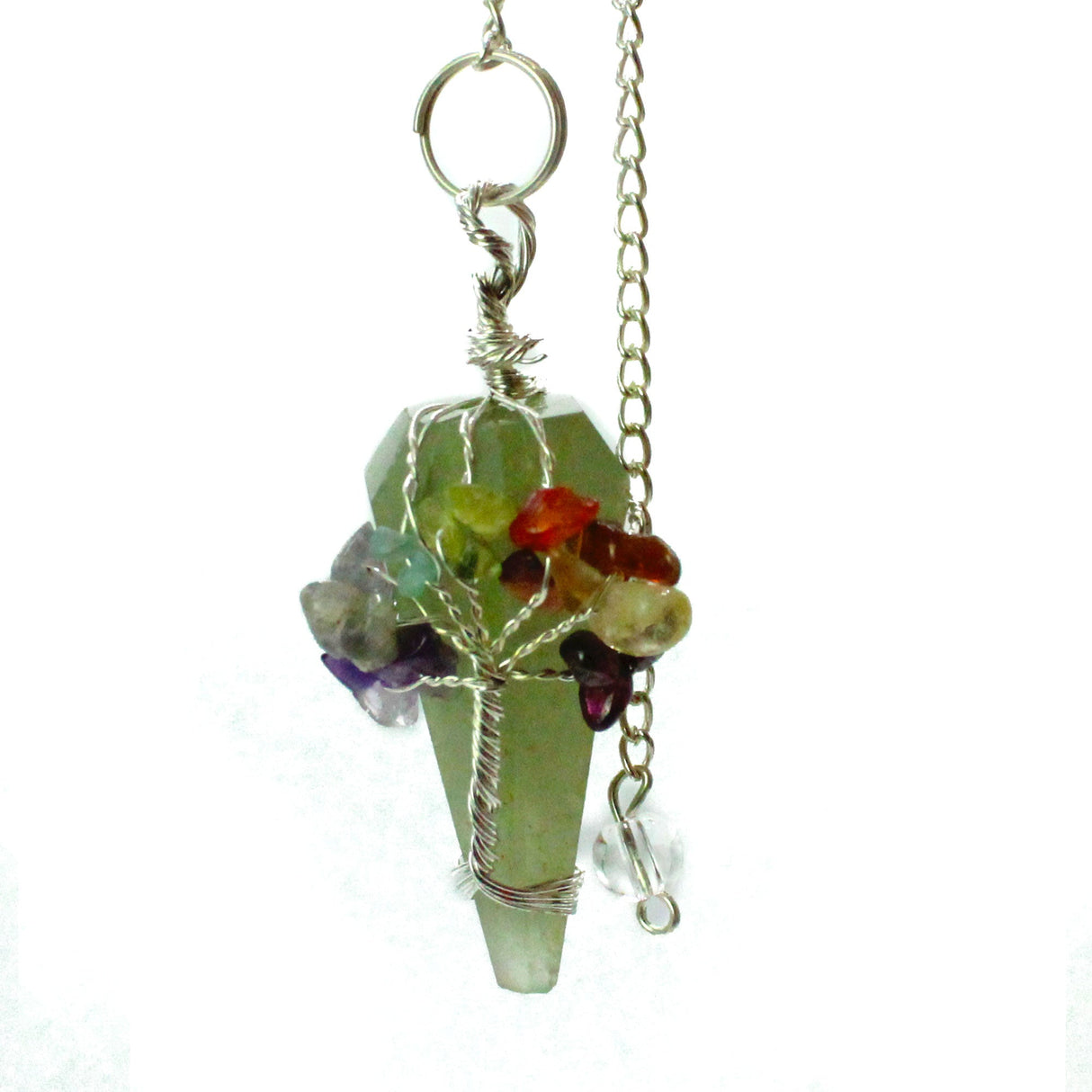 Aventurine Pendulum Seven Chakra Magic Crystal Gemstone - SHAMTAM.COM
