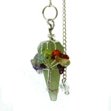 Aventurine Pendulum Seven Chakra Magic Crystal Gemstone - SHAMTAM.COM