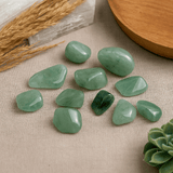 Aventurine Tumbled Stones, 24 Pieces - SHAMTAM.COM