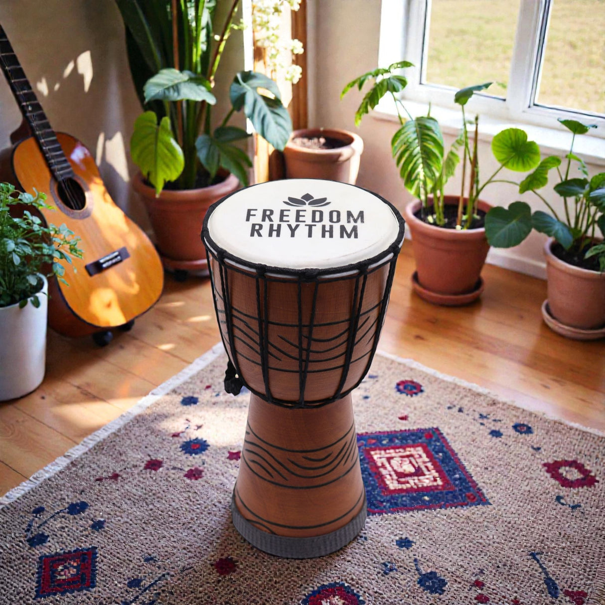 Small Pro Djembe Drum – Freedom Rhythm (high) – Small 30cm (15cm Diia), Djembes Drum