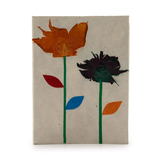 Med Lokta Notebook (15 × 12 cm) - 45 leafs - Crafted Real Himalayan Floral Design