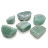Amazonite XL Tumbled Stones 18 Pieces