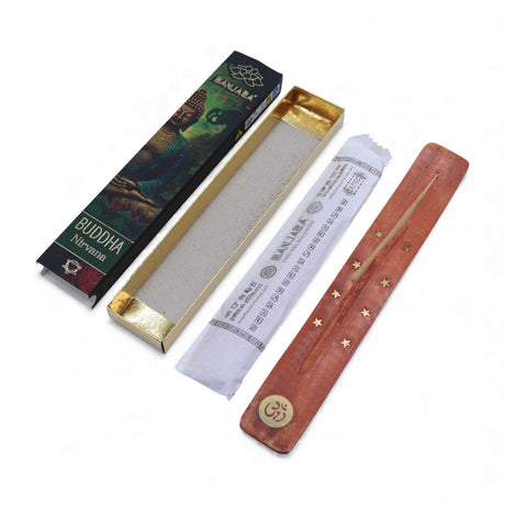 Bastoncini di Incenso Naturale per Meditazione Banjara Buddha Nirvana