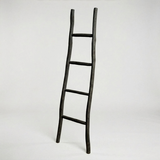 Large Kemu Wood Ladder - 1.5m - Black - Japan Style