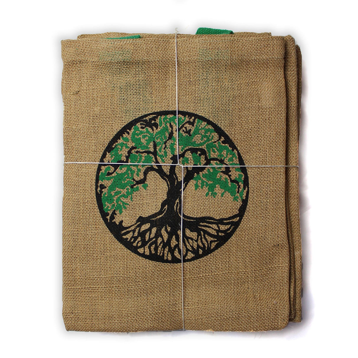 Jute Tote Bag 7 Chakras Mystic Designs