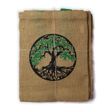 Jute Tote Bag 7 Chakras Mystic Designs