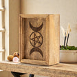 Small Tarot Box with Card Holder, Tarot card Box