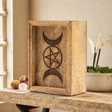 Small Tarot Box with Card Holder, Tarot card Box