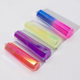 Obélisque en pierre précieuse 9cm – Quartz cristal aurora – Violet