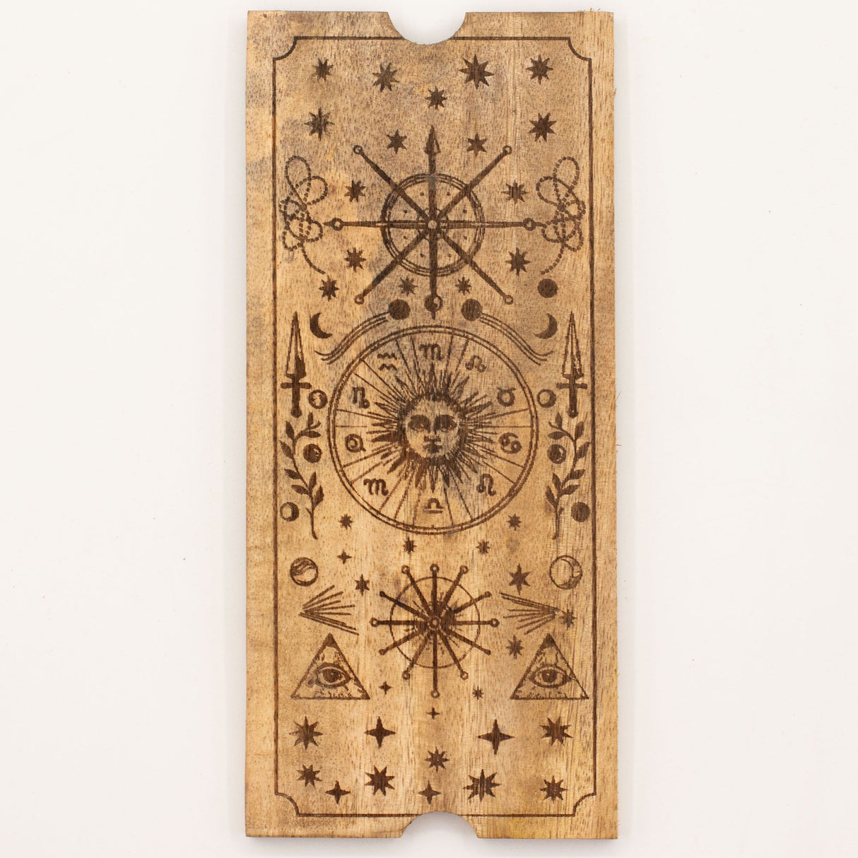 Čtyřkomorová krabička na tarot s držákem karet