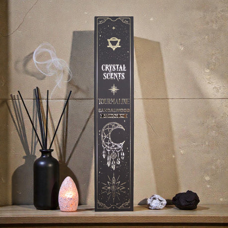 Tourmaline Crystal Scents Smudge Incense – Sandalwood, Incense Sticks