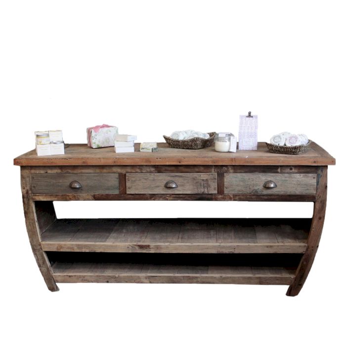 Obnovljena teak komoda 180x60x80cm