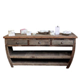 Obnovljena teak komoda 180x60x80cm