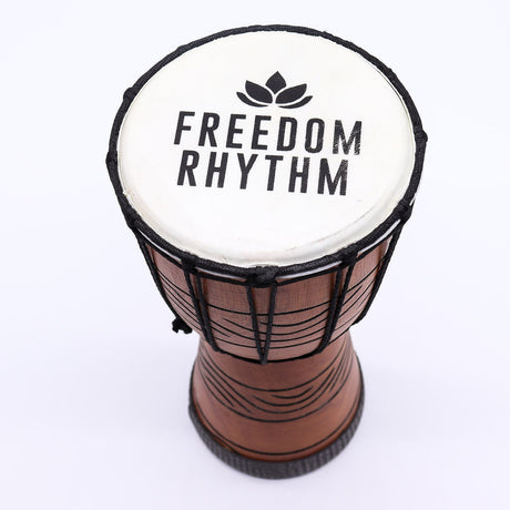 Kleine Pro Djembe Drum – Freedom Rhythm (hoog) – Klein 30cm (15cm diameter)
