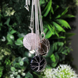 Collar con colgante de árbol de la vida y amatista