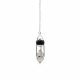 Shadow Seer - Double Power Pendulum - Obsidian Globe - Clear Quartz Double Terminated