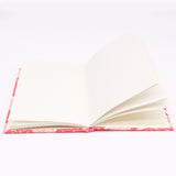 Cotton Notebook 20x15 cm 96 Pages Pink Floral