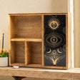 Four Section Tarot Box with Card Holder, Tarot card Box