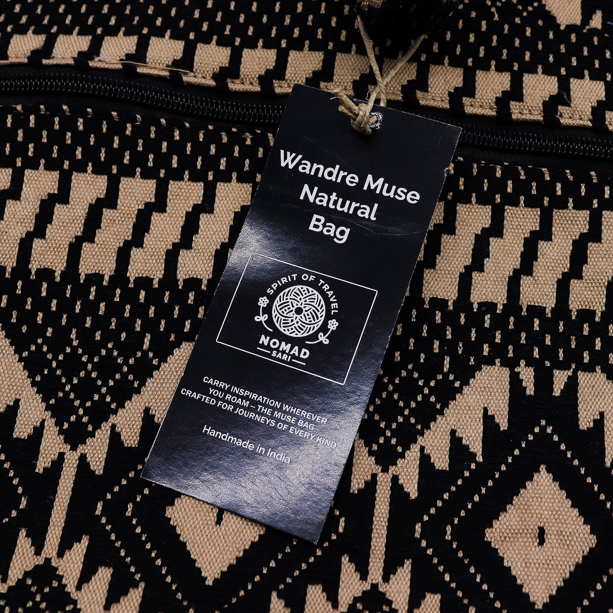 Jacquard prirodne torbe - Desert Loom - torba Wander Muse