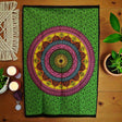 Cotton Wall Art (70x110cm) – Mandala Vibrant, Tapestries