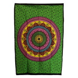 Art mural en coton (70x110 cm) – Mandala vibrant
