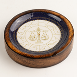 Stars Sign Mini Bowl & Incense Stick Holder - Libra