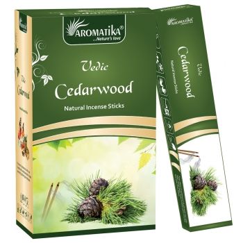 Cedarwood Incense Sticks Hand Rolled Masala 12 Count