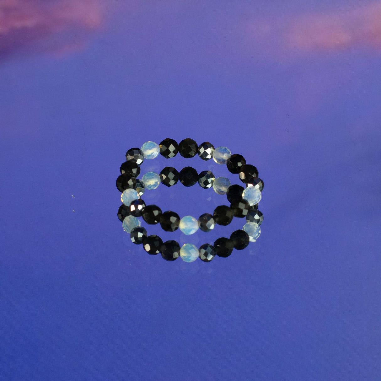 Nymph Spirit Gemstone Ring Set – Full Moon