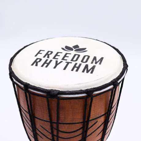 Kleine Pro Djembe Drum – Freedom Rhythm (hoog) – Klein 30cm (15cm diameter)