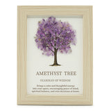 Gemstone Picture - Tree of Life - Amethyst (20x14.7x1cm)