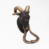 Goat Head Door Knocker Large Metal