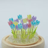 Floral Glow Garden Dome – 20 Multi Tulips – LED USB