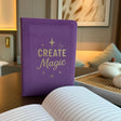 Purple Velvet Notebook – 80 pages – Create Magic