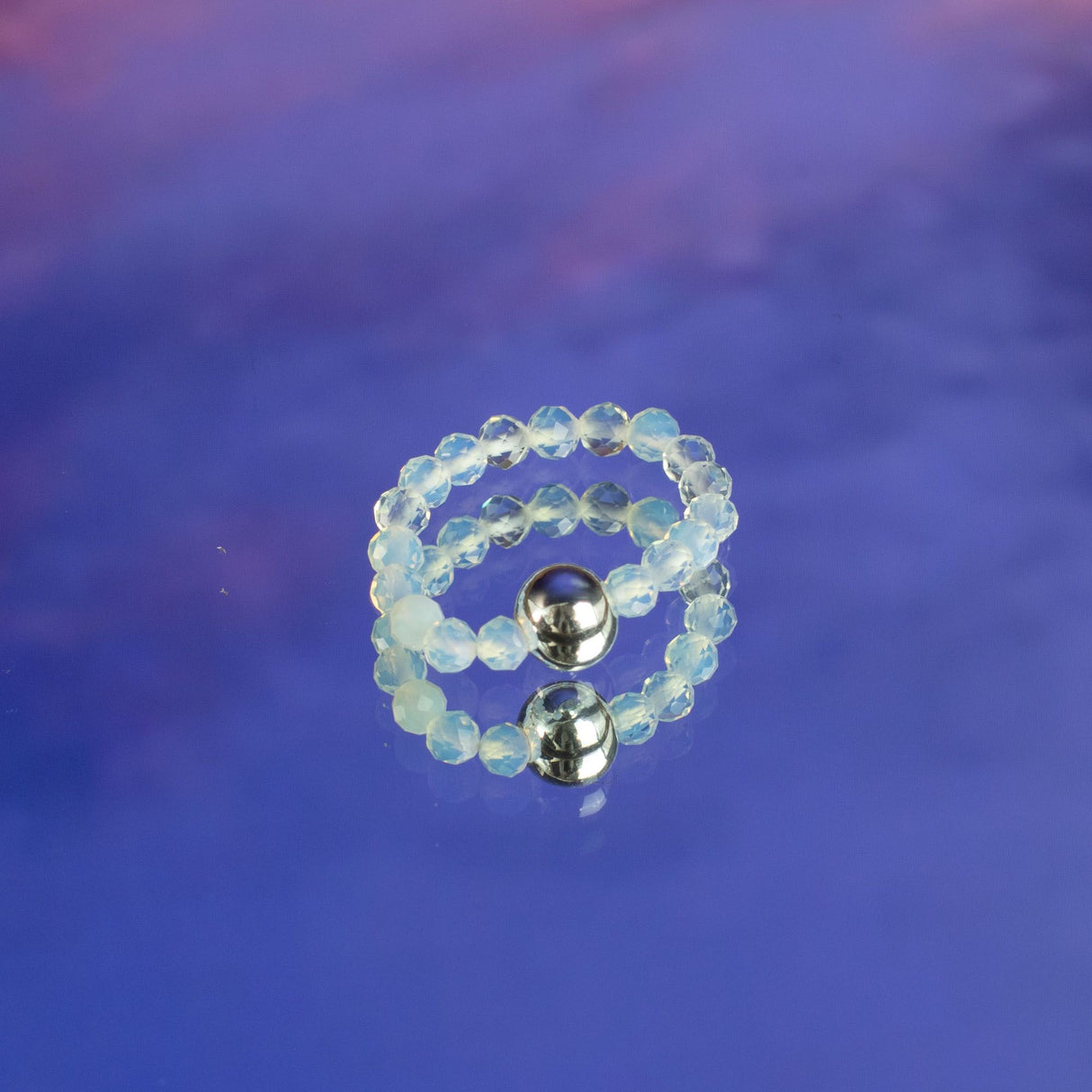 Nymph Spirit Gemstone Ring Set – Full Moon