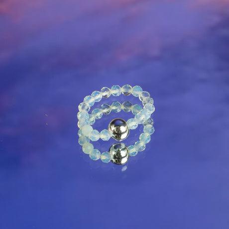 Nymph Spirit Gemstone Ring Set – Full Moon