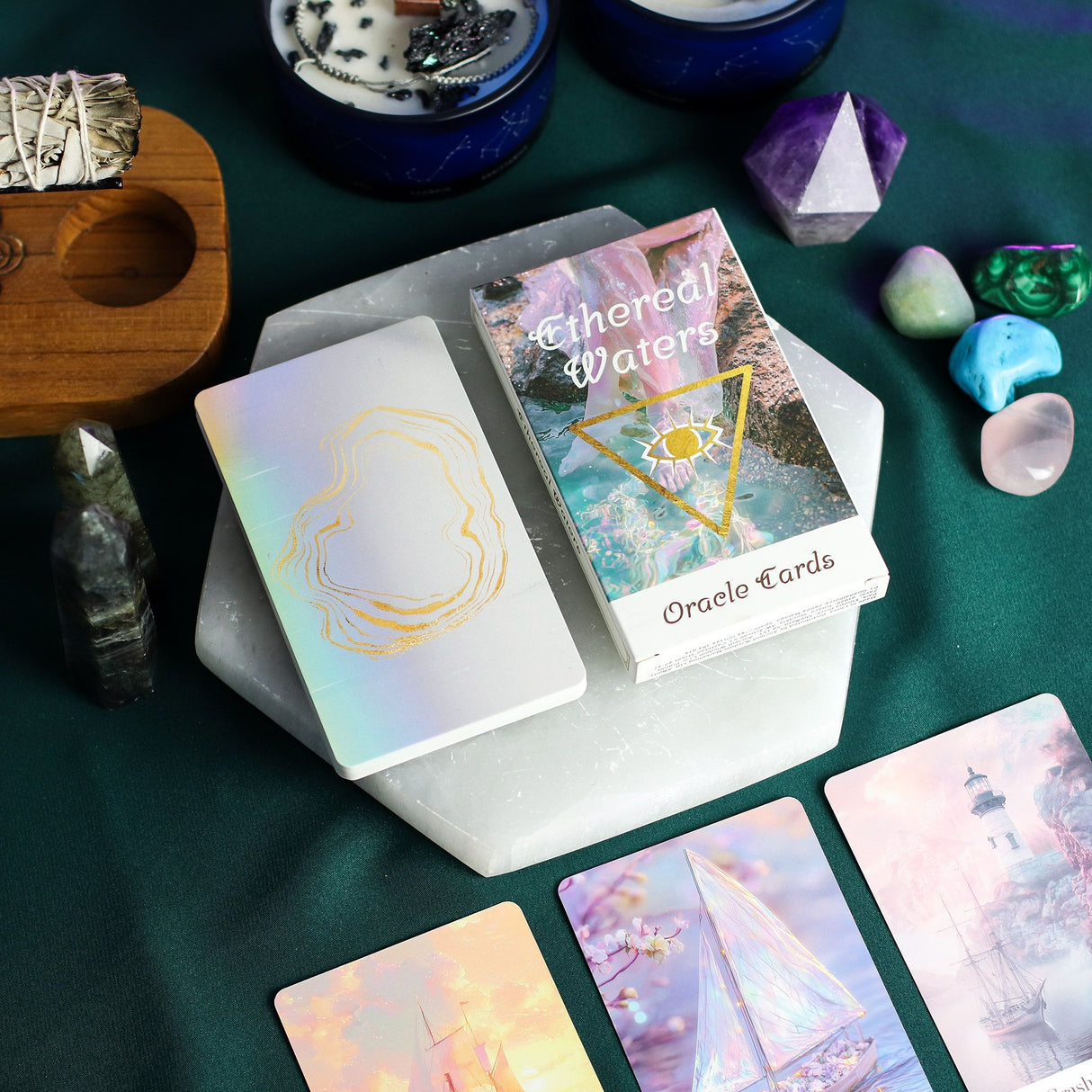 Ethereal Waters Oracle Cards – Sirens & Moonlight