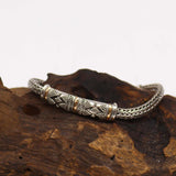 Silver and Gold Bracelet Single Chain Unisex