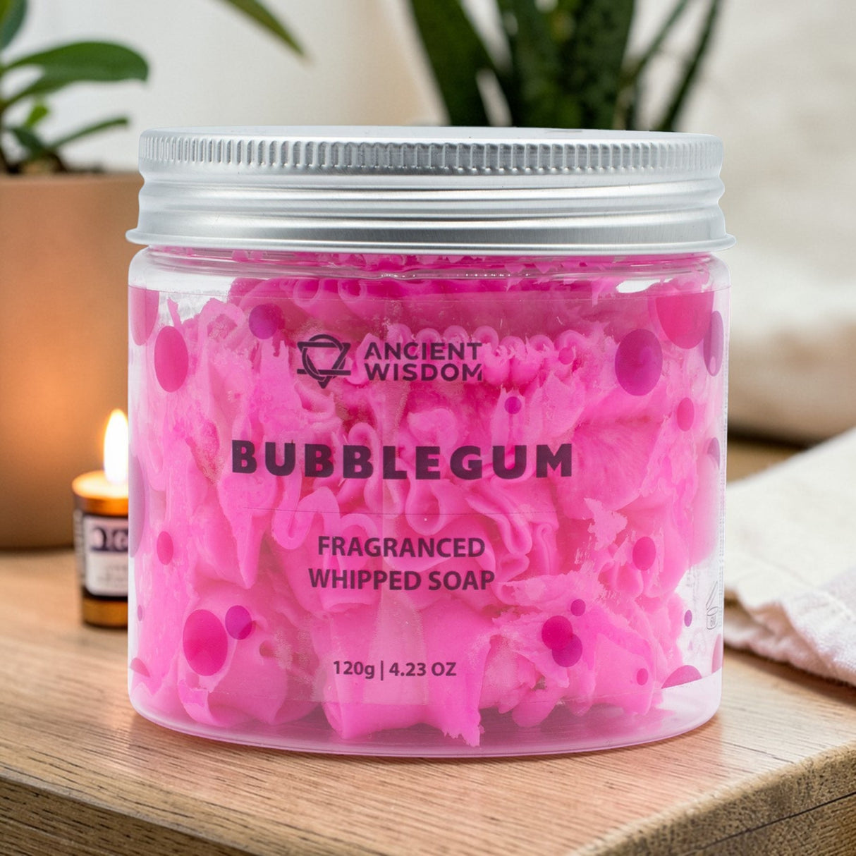 Bubblegum Whipped Soap – 120g