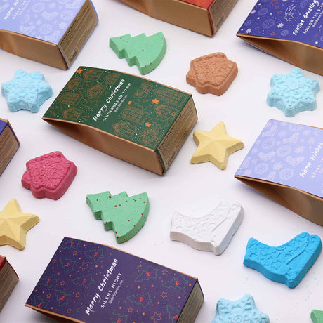 Christmas Bath Bomb Gift Set of 4