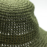 Nomad Sari Floppy Straw Sun Hat – Moss Green