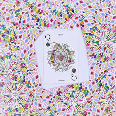 Cartes de Jeu Mandala & Oracle – Symétrie Kaléidoscopique