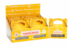 Backflow Incense Cones Sandalwood 24 Cones Satya