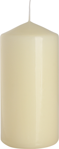 Ivoor Pilaar Kaars 60x120mm Enkele Woondecoratie