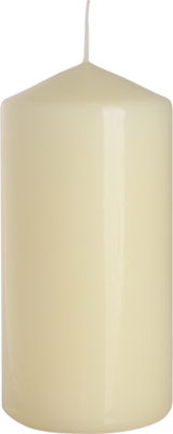 Ivoor Pilaar Kaars 60x120mm Enkele Woondecoratie
