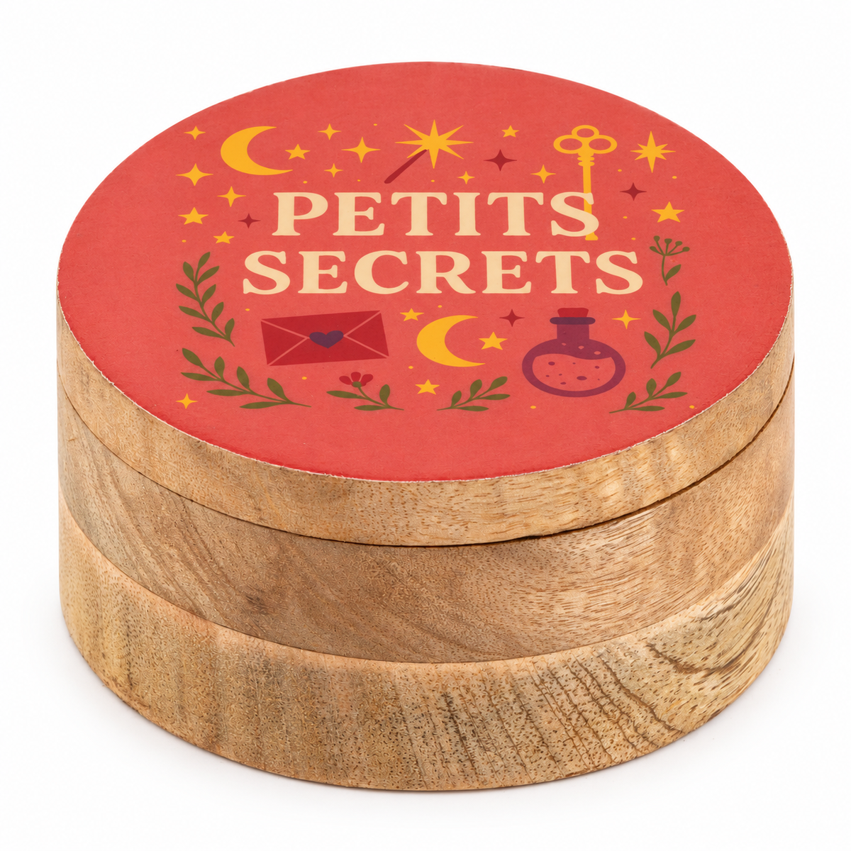Round Enamelled Box - Petite Secrets