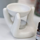 Oliebrander Voor Wax Melts, Witte Helpende Hand