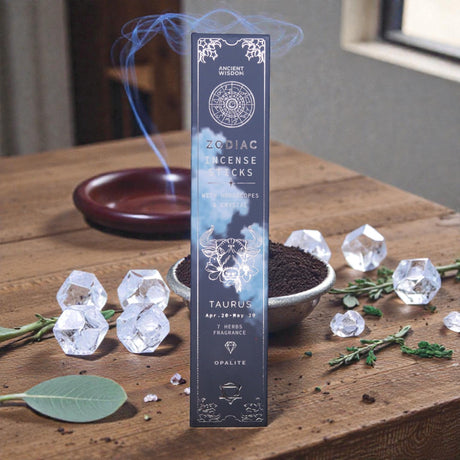 7 Herbs Zodiac Gemstone Crystal Incense – Taurus, Incense Sticks