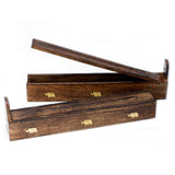 Incense Holder Box Mango Wood Assorted