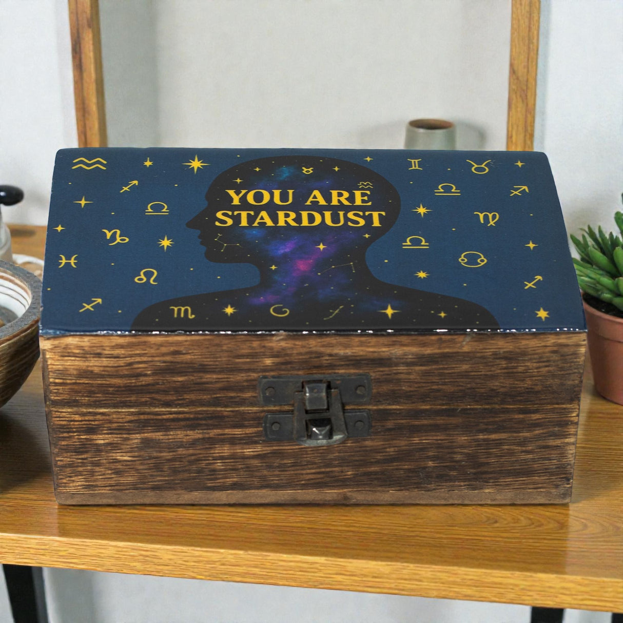 Boîte Moyenne Émaillée – Tu es Poussière d'Étoiles