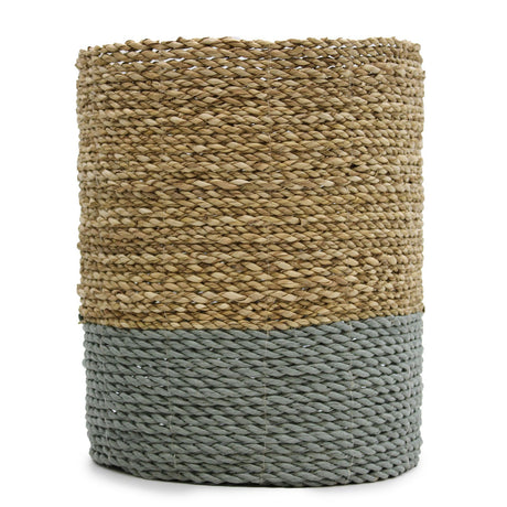 Seagrass Raffia Vases And Bins, 2 Each